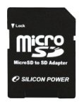 Флеш карта Silicon Power micro SDHC 4Gb class10 