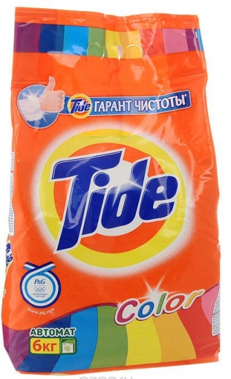 Порошок стиральный TIDE 6 кг. Color 