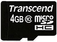 Флеш карта Transcend micro SDHC 4Gb class 10 