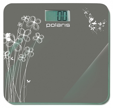 Весы напольные Polaris PWS 1523DG черный/рисунок 