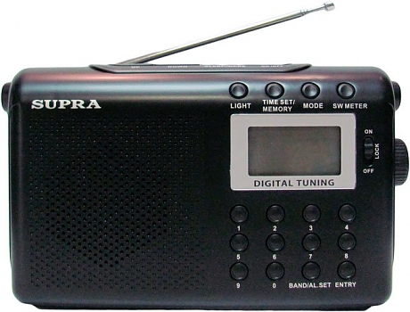 Радиоприемник Supra ST-116 black 