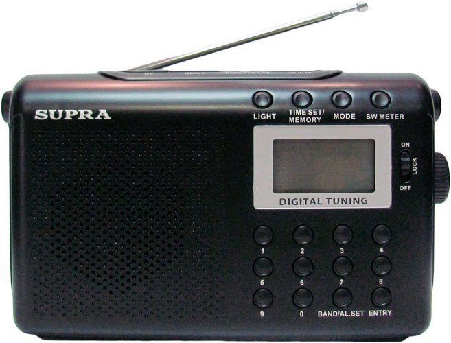 Радиоприемник Supra ST-116 black 