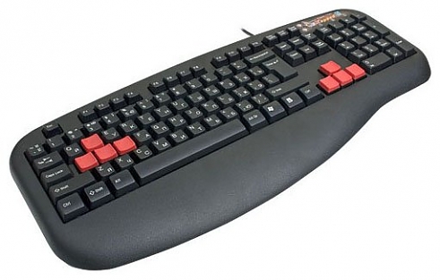 Клавиатура A4Tech G600 black Fast Gaming waterproof PS/2 