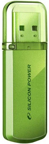 Флеш диск USB Silicon Power 32Gb Helios 101 зеленый 