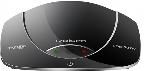 ТВ приставка Rolsen RDB-507N черный 