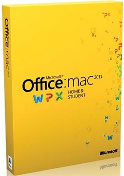 Программное обеспечение Microsoft Home and Student Mac 2011 DVD 