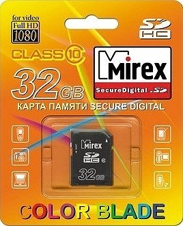 Флеш карта Mirex SDHC 32 GB (class 10) 