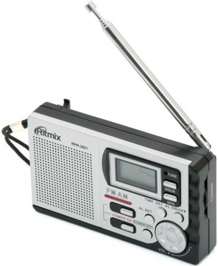 Радиоприемник Ritmix RPR-3021 серебристый 