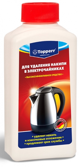 Очиститель накипи Topperr для водонагр. приборов 250мл, 3031 