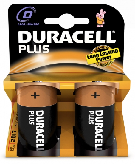 Батарейка Duracell LR20 Plus 