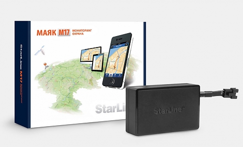 GSM/GPS-маяк Starline M17+ (sim-карта МТС) 