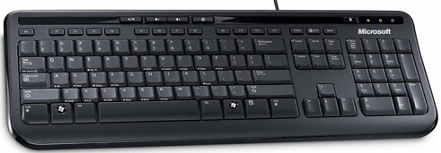 Клавиатура Microsoft 600 черная Wired USB (ANB-00018) 