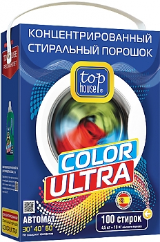 Порошок стиральный Top House Color Ultra 4,5 кг 