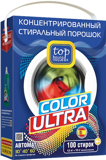 Порошок стиральный Top House Color Ultra 4,5 кг 