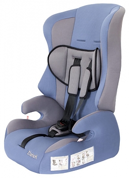 Кресло автомобильное Zlatek Atlantic синий (для детей 9-36 кг) 