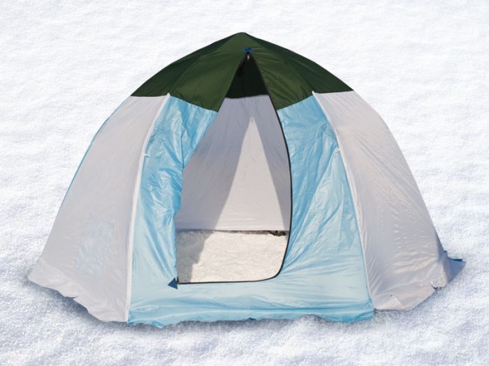 Палатка СТЭК 4-местная с дышащим верхом (алюм.крепеж) зимняя