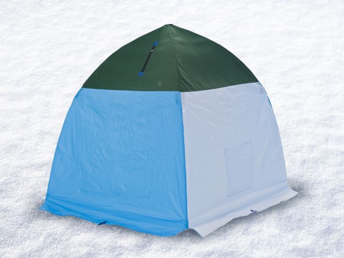 Палатка СТЭК 1-местная с дышащим верхом (алюм.крепеж) зимняя