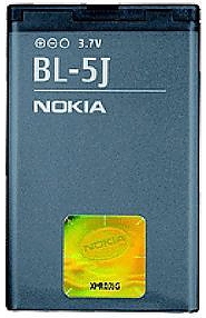 Аккумулятор для мобильных телефонов Nokia BL-5J 5800/5230/X6