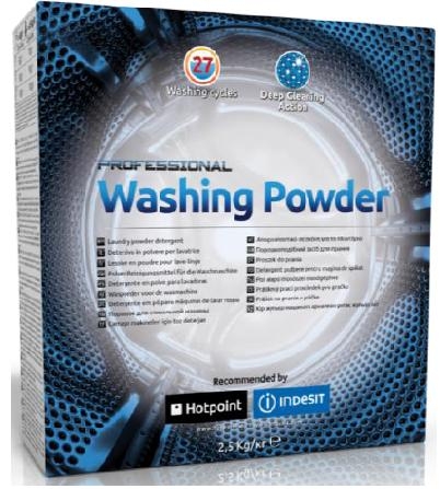 Порошок стиральный Indesit Washing Powder, 2,5 кг 