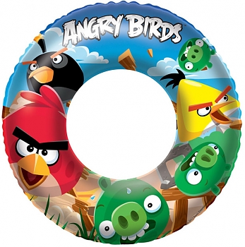 Круг надувной Bestway  91 см Angry Birds 