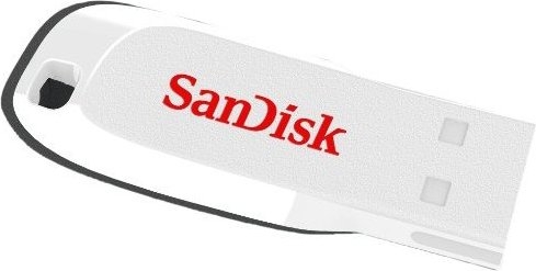 Флеш диск USB Sandisk 8 Gb Sandisk Cruzer Blade White 