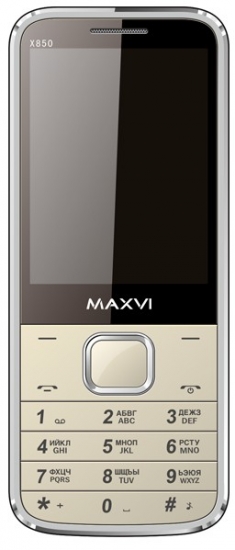 Мобильный телефон Maxvi X850 gold 
