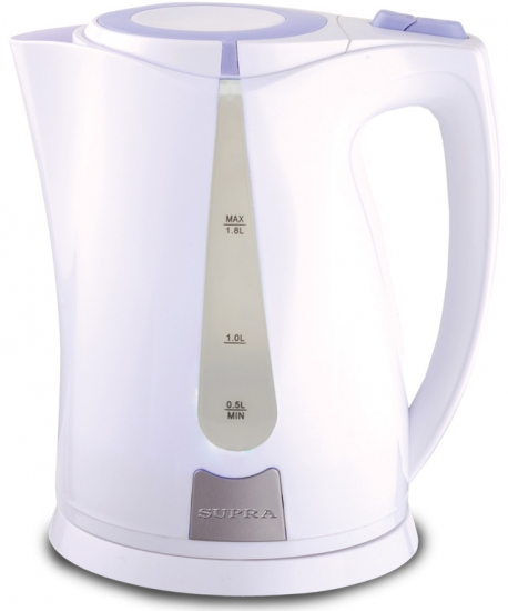 Чайник электрический Supra KES-1821 белый/фиолетовый 