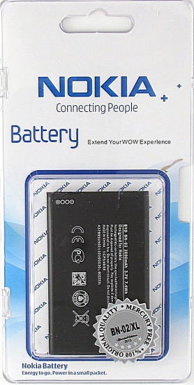 Аккумулятор для мобильных телефонов Nokia BN-02 XL dual 
