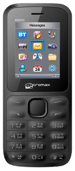 Мобильный телефон Micromax X1800 black без СЗУ