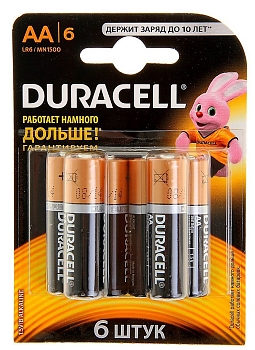 Батарейка Duracell LR6 (AA) BL6 