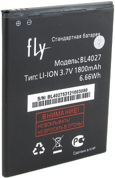 Аккумулятор для мобильных телефонов Fly (4027) тех.упак. IQ4410 Quad Phoenix 