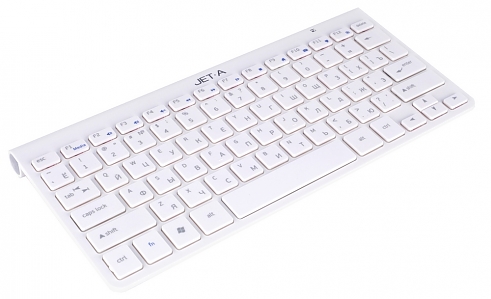 Клавиатура Jet.A Slimline K9W USB white 