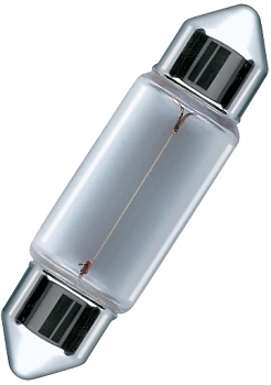 Лампа галогеновая Osram AUTOMATIVE - 5W-12V  41mm SV8.5x8 (6413) 