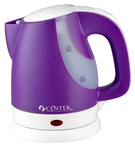 Чайник электрический Centek CT-1047 V violet 1.0л, 1300Вт, открывание кнопкой 