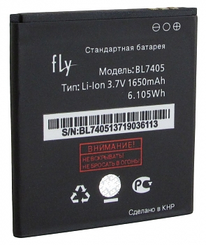 Аккумулятор для мобильных телефонов Fly Тех.Упак. (BL7405) IQ449 