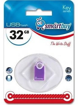 Флеш диск USB SmartBuy 32Gb SB32GBKey Pur ПУ 