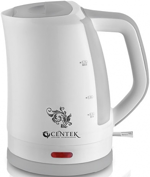 Чайник электрический Centek CT-1061 white/grey 