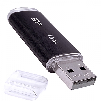 Флеш диск USB Silicon Power 16 Gb ULTIMA U02 Black 