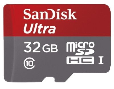 Флеш карта Sandisk MicroSDHC 32 Gb Ultra 48Mb/s без ад. 