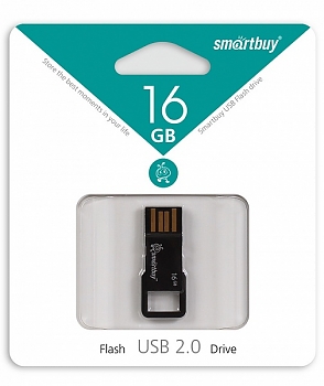 Флеш диск USB SmartBuy 16Gb BIZ Black 