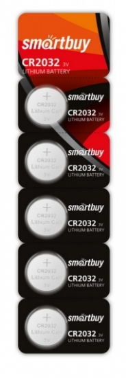 Батарейка SmartBuy CR2032/5B 