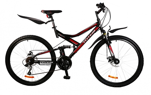 Велосипед Totem 26D-103-4 черный-красный 