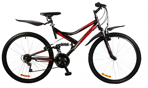 Велосипед Totem 26V-102-6 черно-красный 