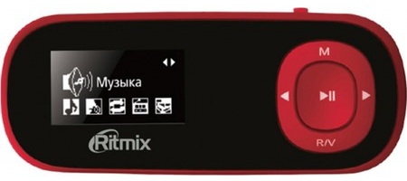 MP3 плеер на флеш карте Ritmix RF-3410 4Gb red 