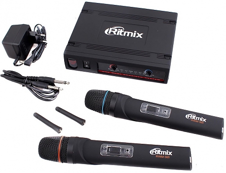 Микрофон Ritmix rwm-321 Беспроводной, 2 шт 