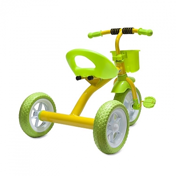 Детский велосипед Zilmer Сильвер Люкс (3 колеса, желтый) 
