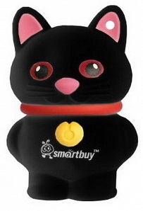 Флеш диск USB SmartBuy 16 Gb Wild series Catty Black 