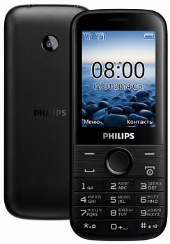 Мобильный телефон Philips E160 BLACK ОТК () T01193738