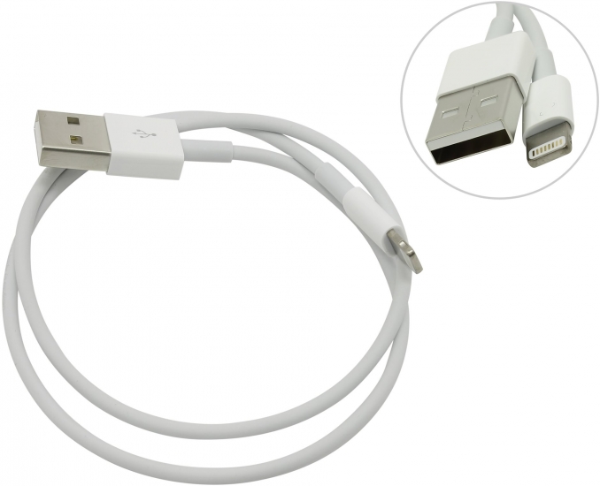 Кабель Apple ME291ZM/A LIGHTNING TO USB CAB ОТК () T01193714
