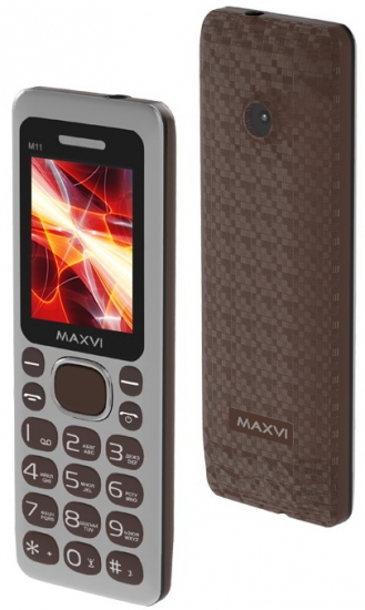 Мобильный телефон Maxvi M11 brown 